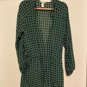 Express long sleeve shorts romper